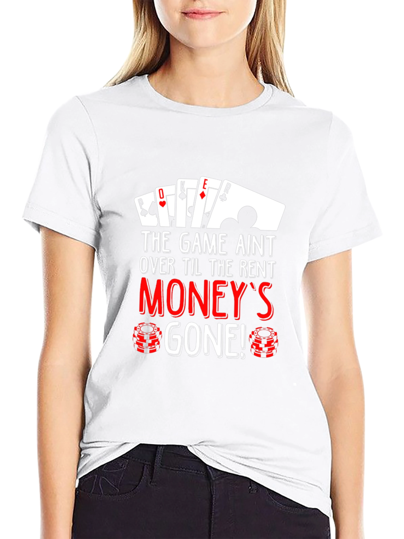 Poker Moneys Gone Graphic Tee