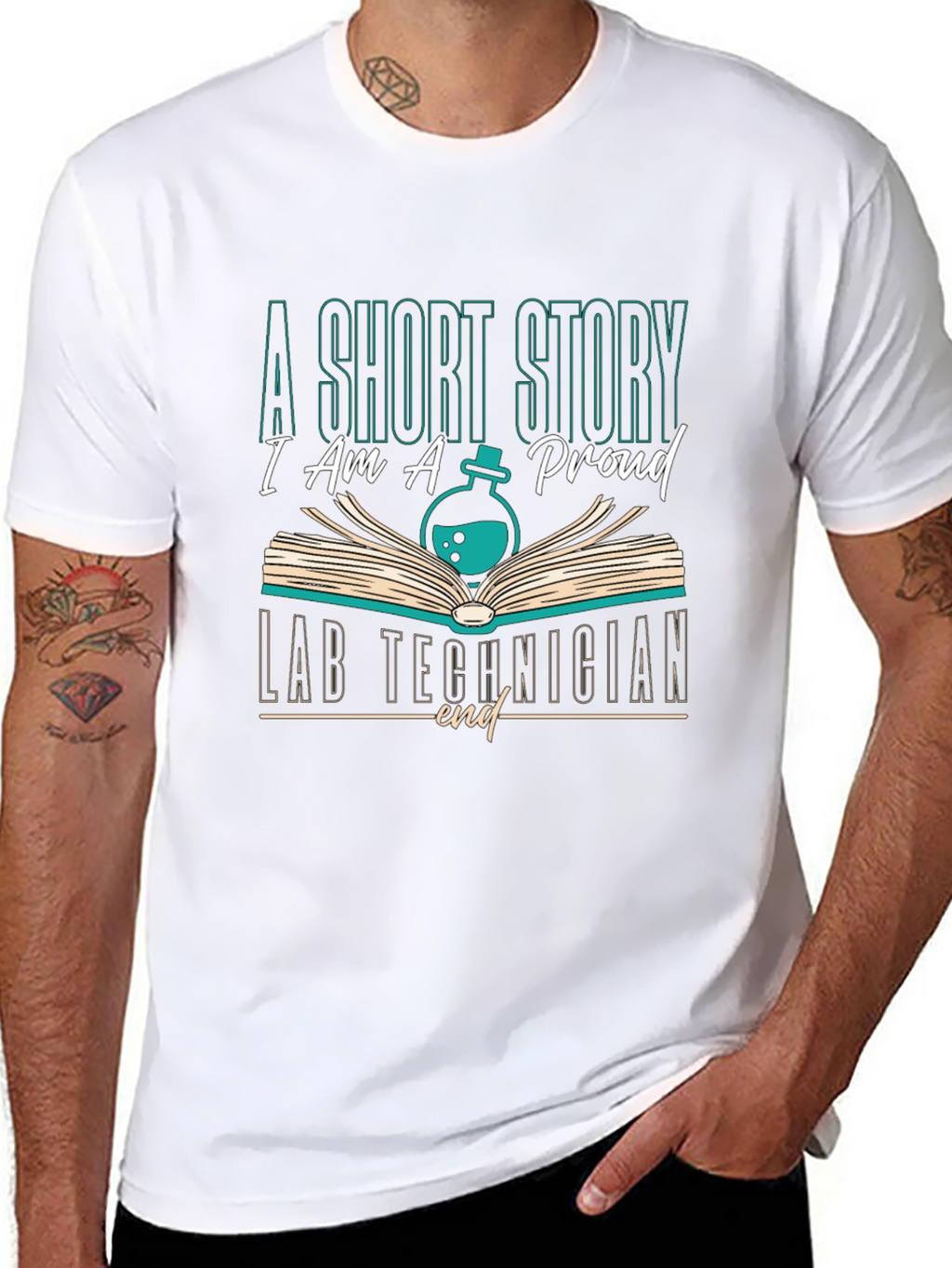 Proud Lab Technician Graphic T-Shirt
