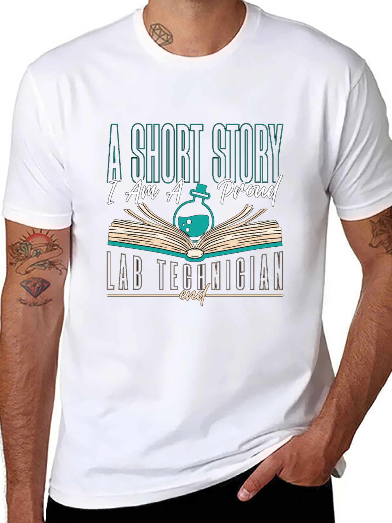 Proud Lab Technician Graphic T-Shirt