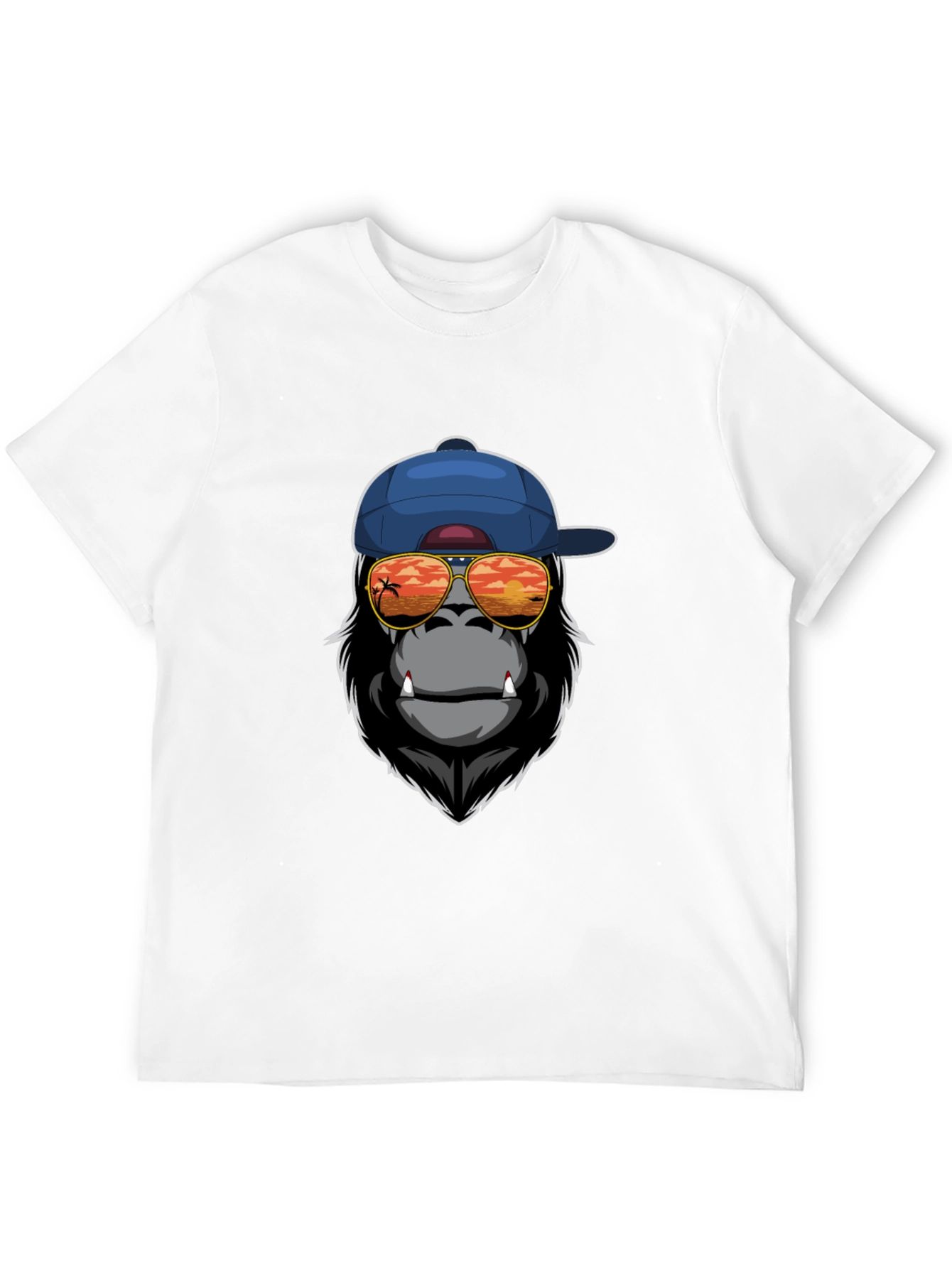 Cool Gorilla Graphic Tee - Sunset Shades