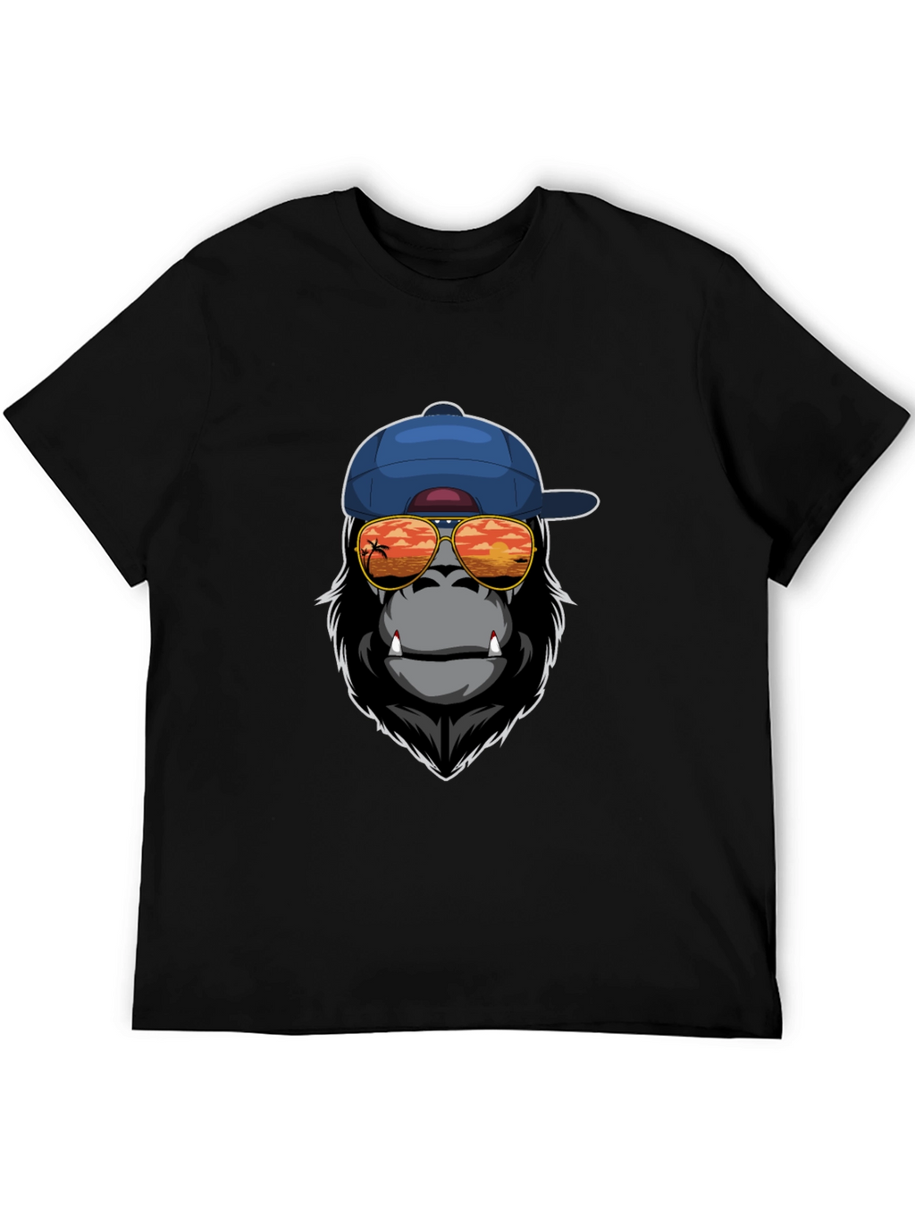 Cool Gorilla Graphic Tee - Sunset Shades