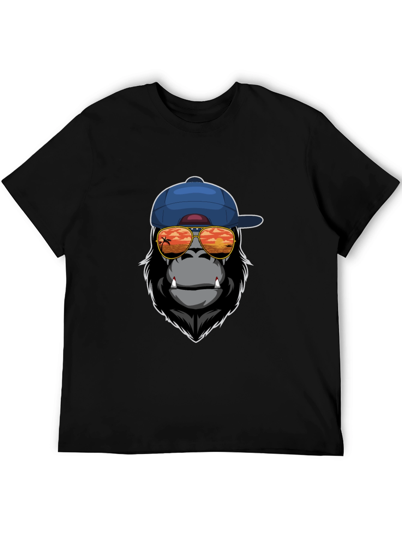Cool Gorilla Graphic Tee - Sunset Shades