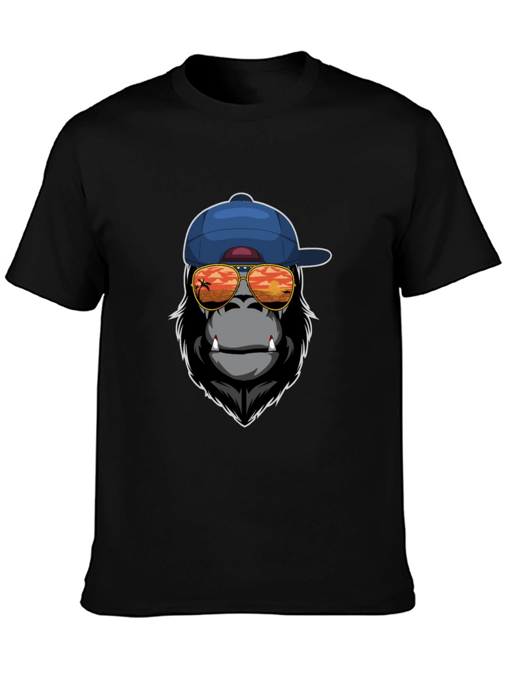 Cool Gorilla Graphic Tee - Sunset Shades