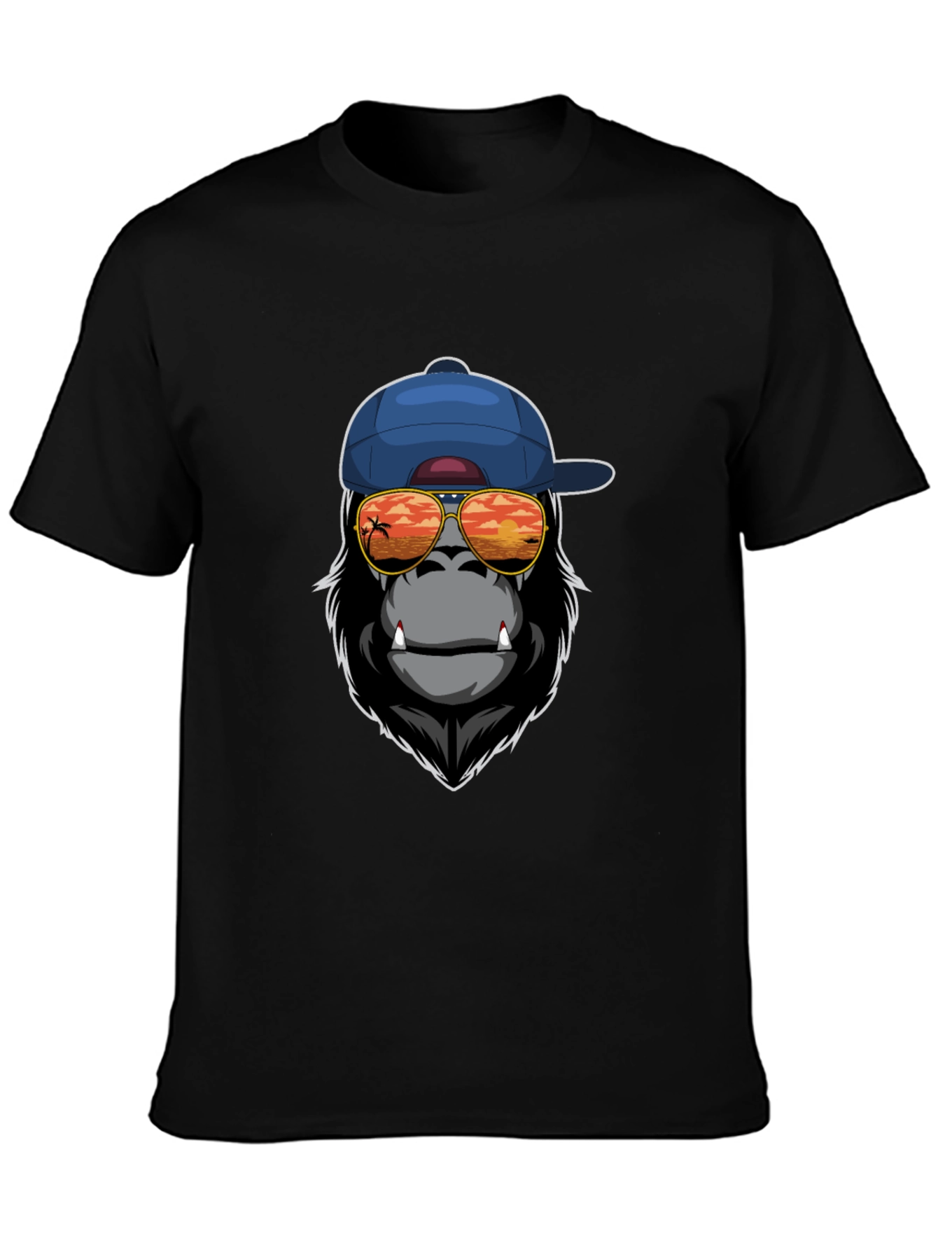Cool Gorilla Graphic Tee - Sunset Shades