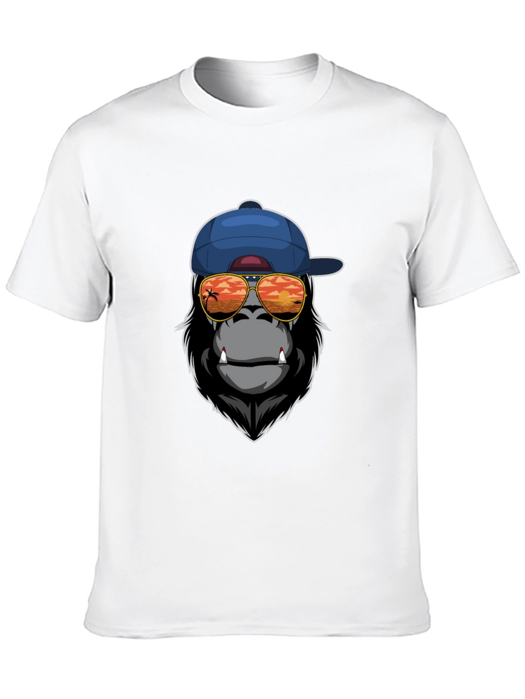 Cool Gorilla Graphic Tee - Sunset Shades