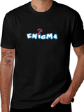 Enigma Graphic T-Shirt - Black
