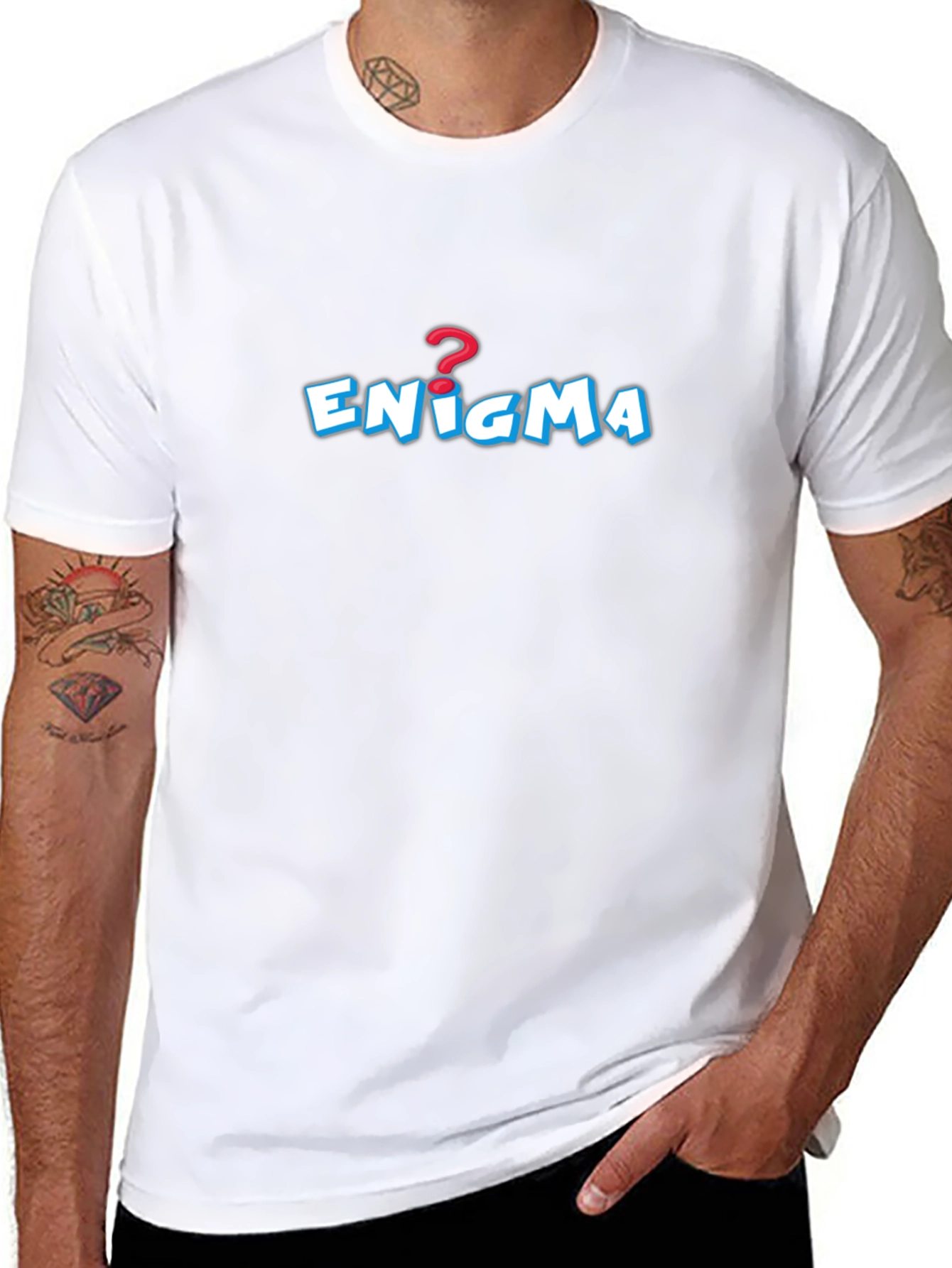 Enigma Graphic T-Shirt - Black
