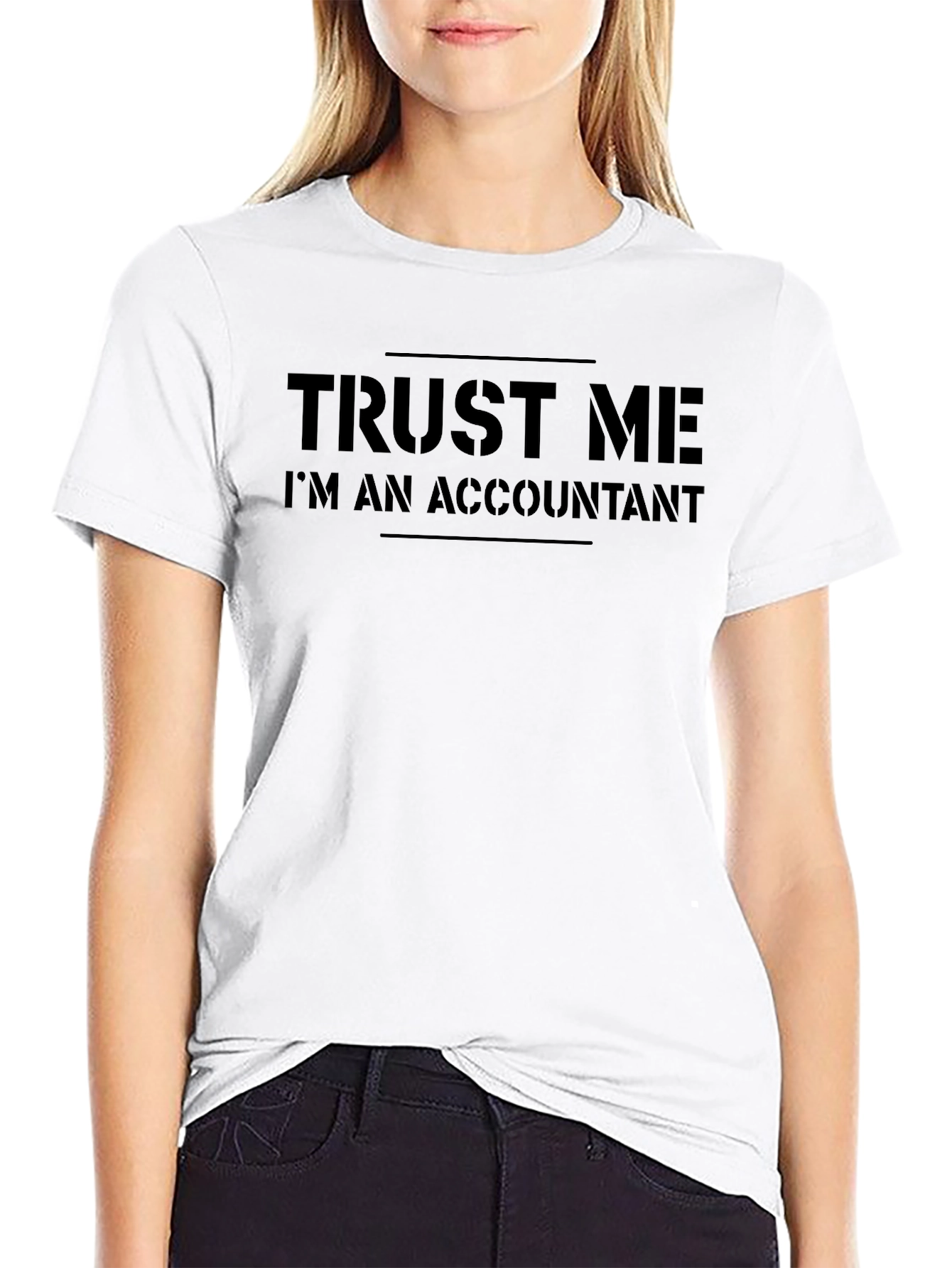 Trust Me Im An Accountant T-Shirt - Black