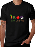 Eat Veggies Graphic T-Shirt