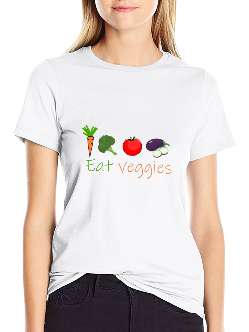Eat Veggies Graphic T-Shirt