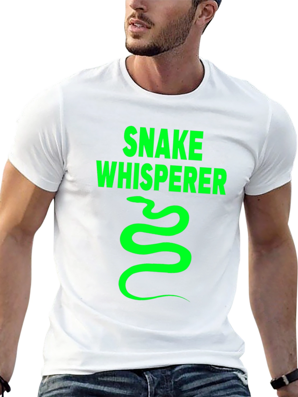 Snake Whisperer Graphic T-Shirt - Mens