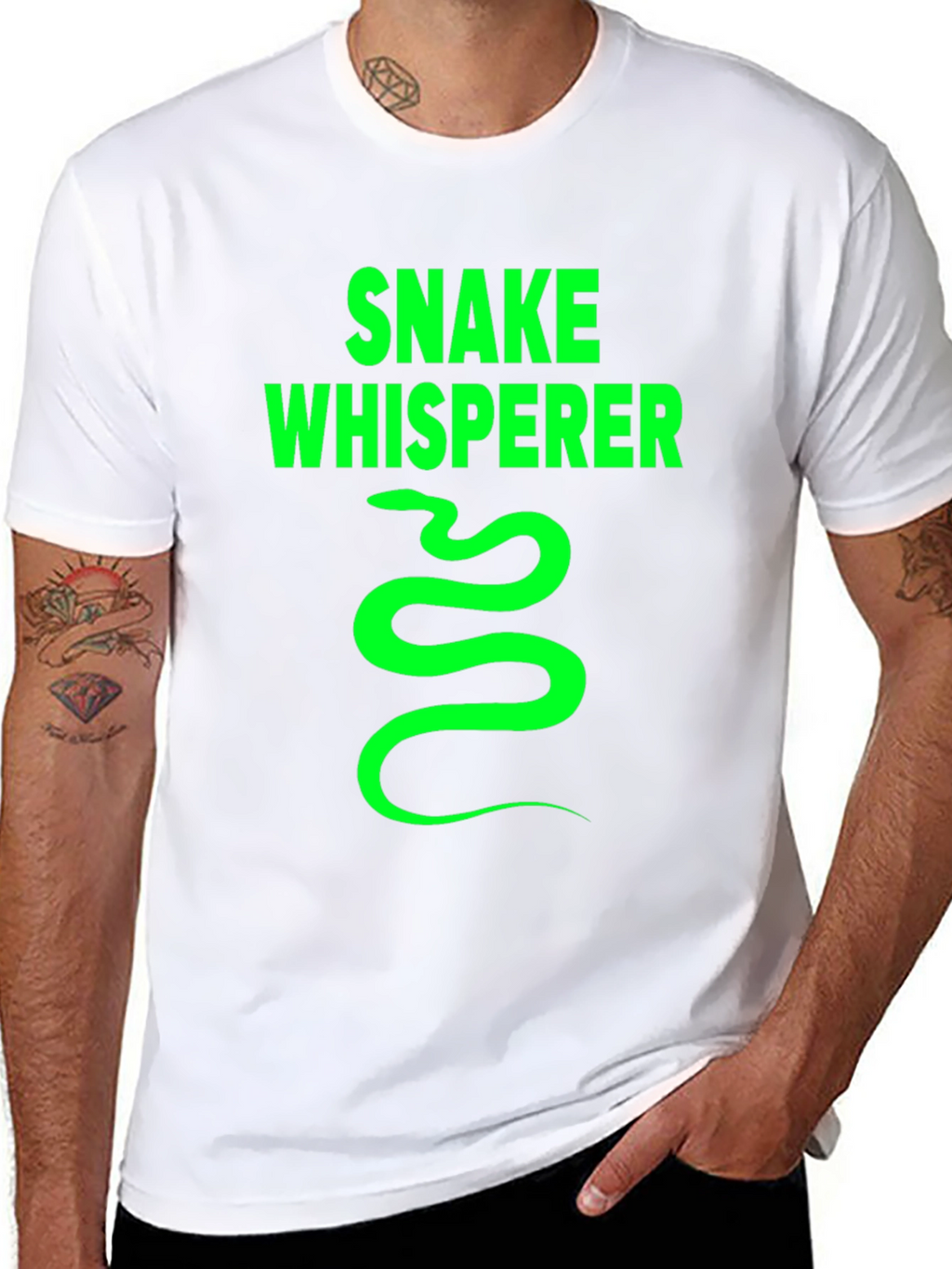 Snake Whisperer Graphic T-Shirt - Mens