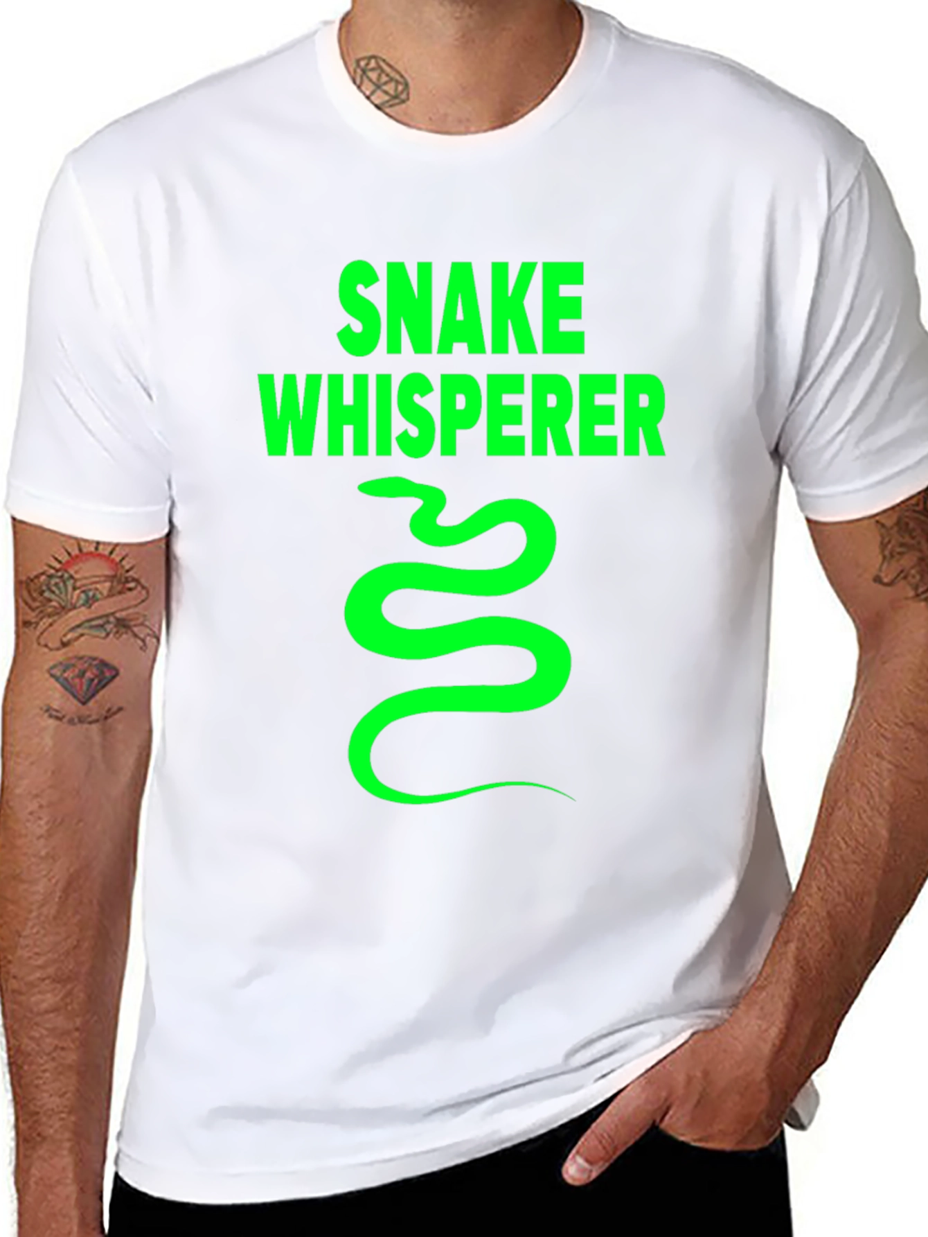 Snake Whisperer Graphic T-Shirt - Mens