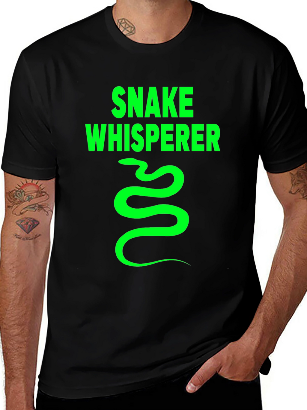 Snake Whisperer Graphic T-Shirt - Mens