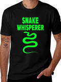 Snake Whisperer Graphic T-Shirt - Mens