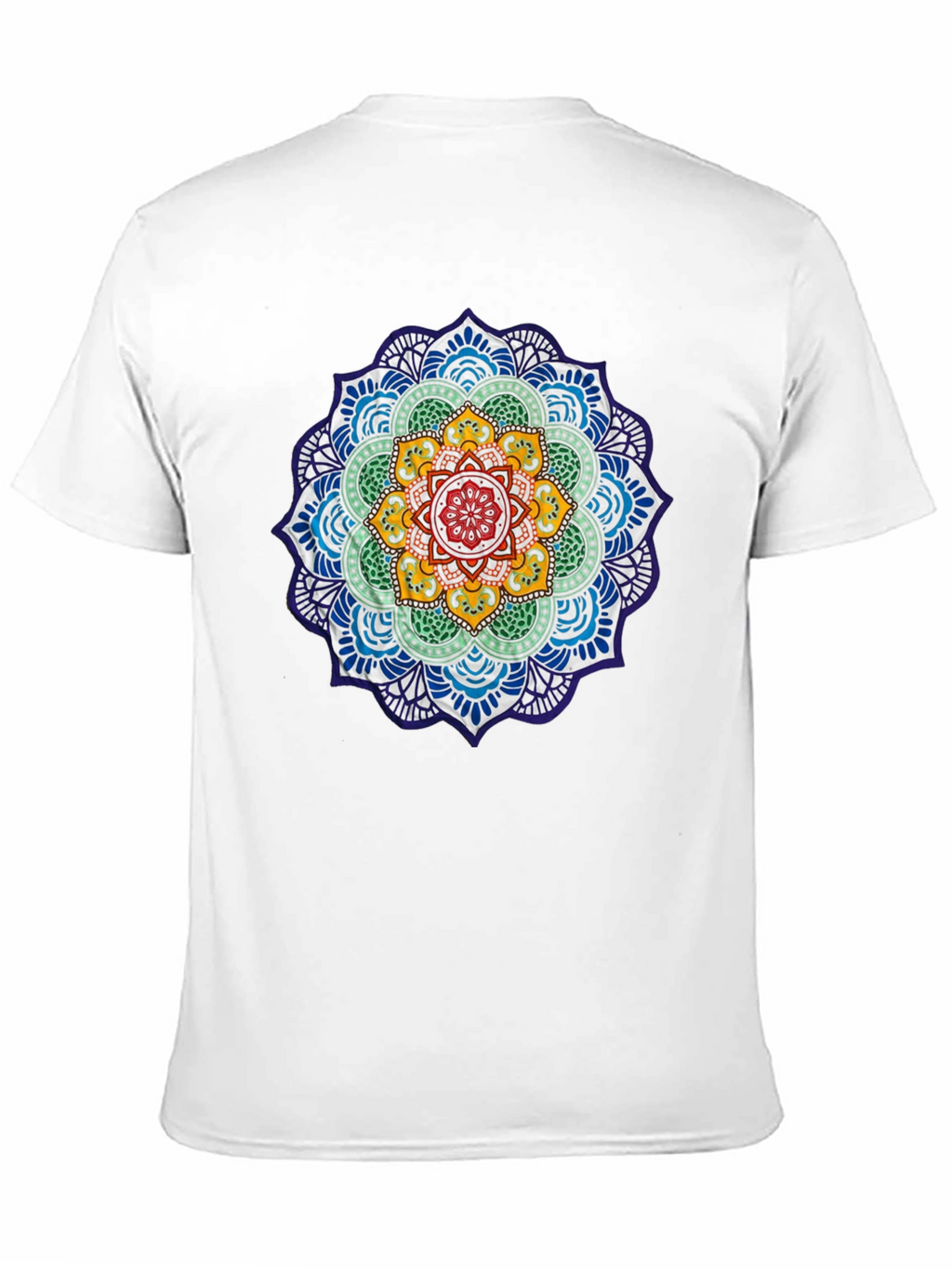 Mens Mandala Graphic T-Shirt - Black