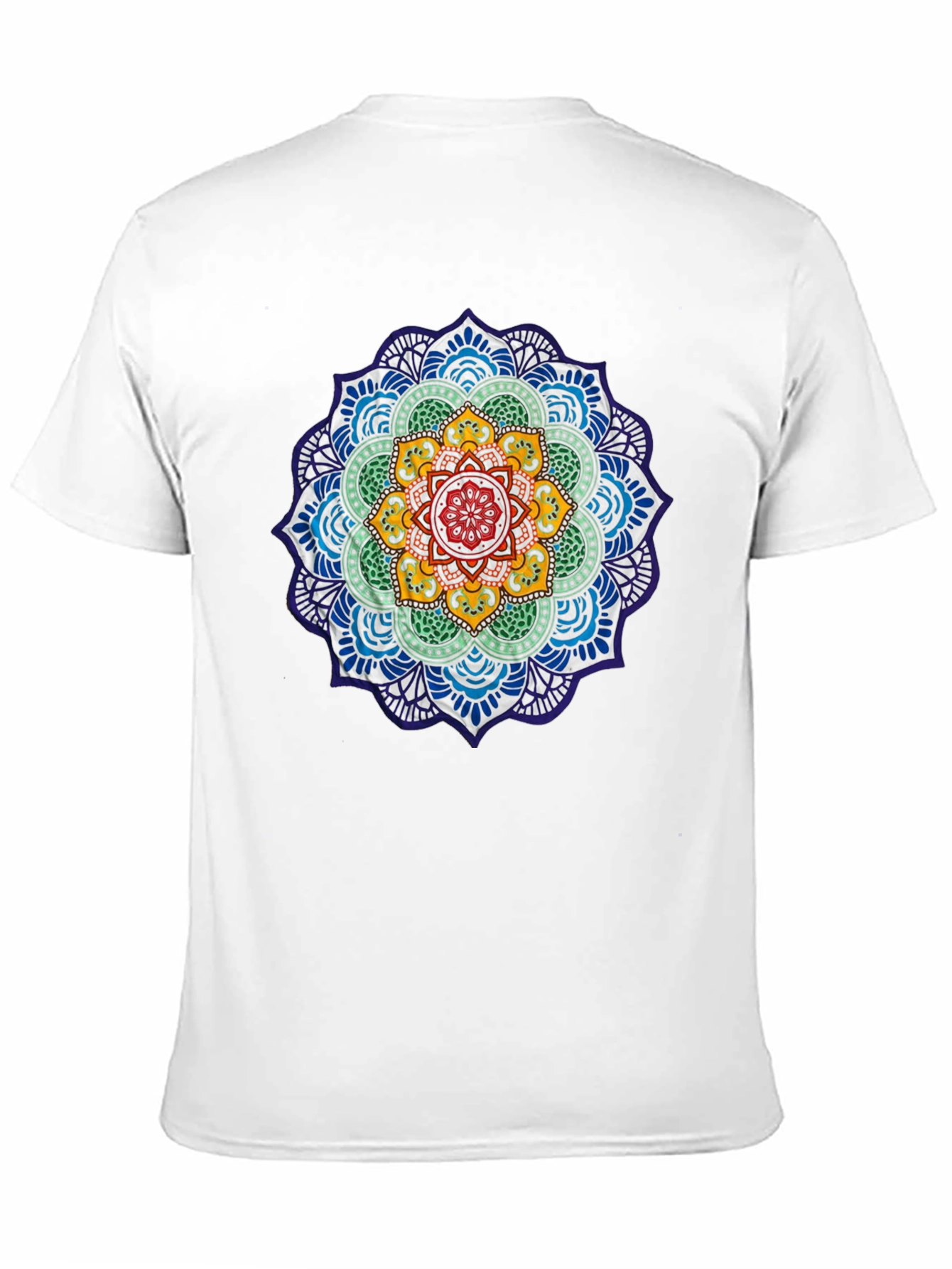 Mens Mandala Graphic T-Shirt - Black