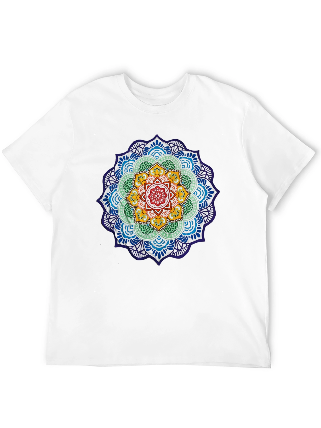 Mens Mandala Graphic T-Shirt - Black