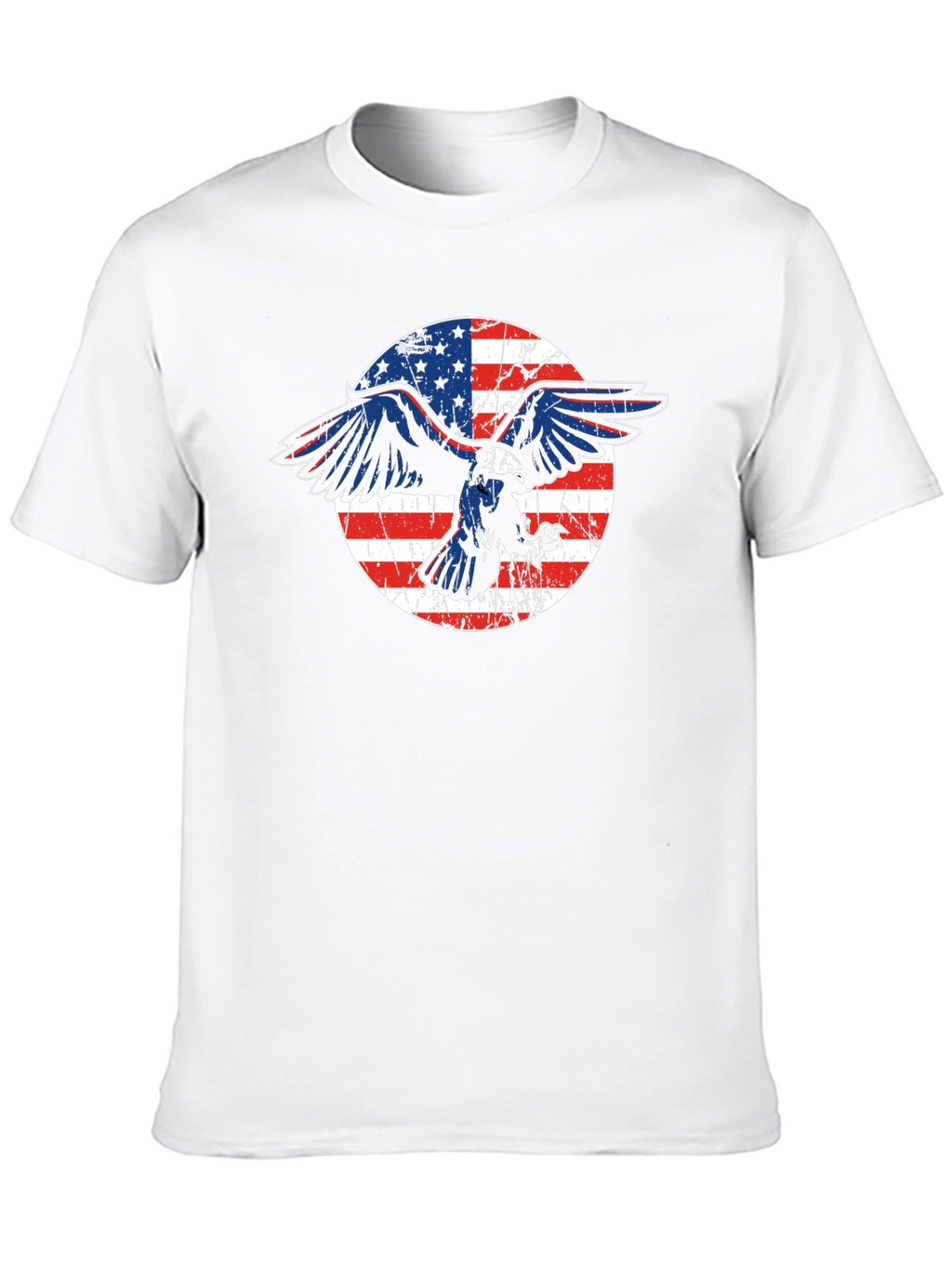 American Eagle Flag Graphic T-Shirt - Patriotic Pride