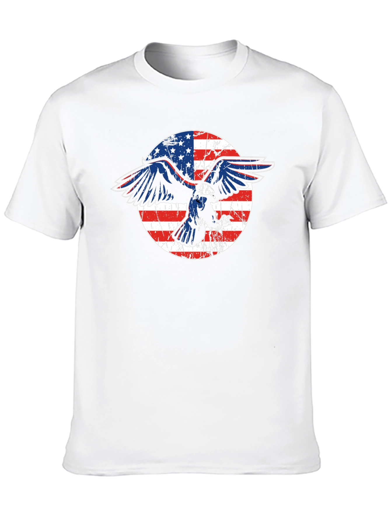 American Eagle Flag Graphic T-Shirt - Patriotic Pride