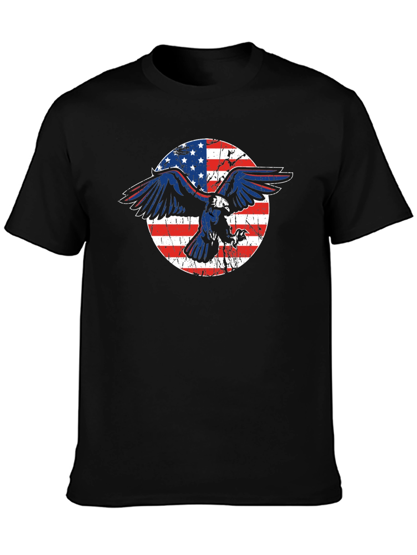American Eagle Flag Graphic T-Shirt - Patriotic Pride