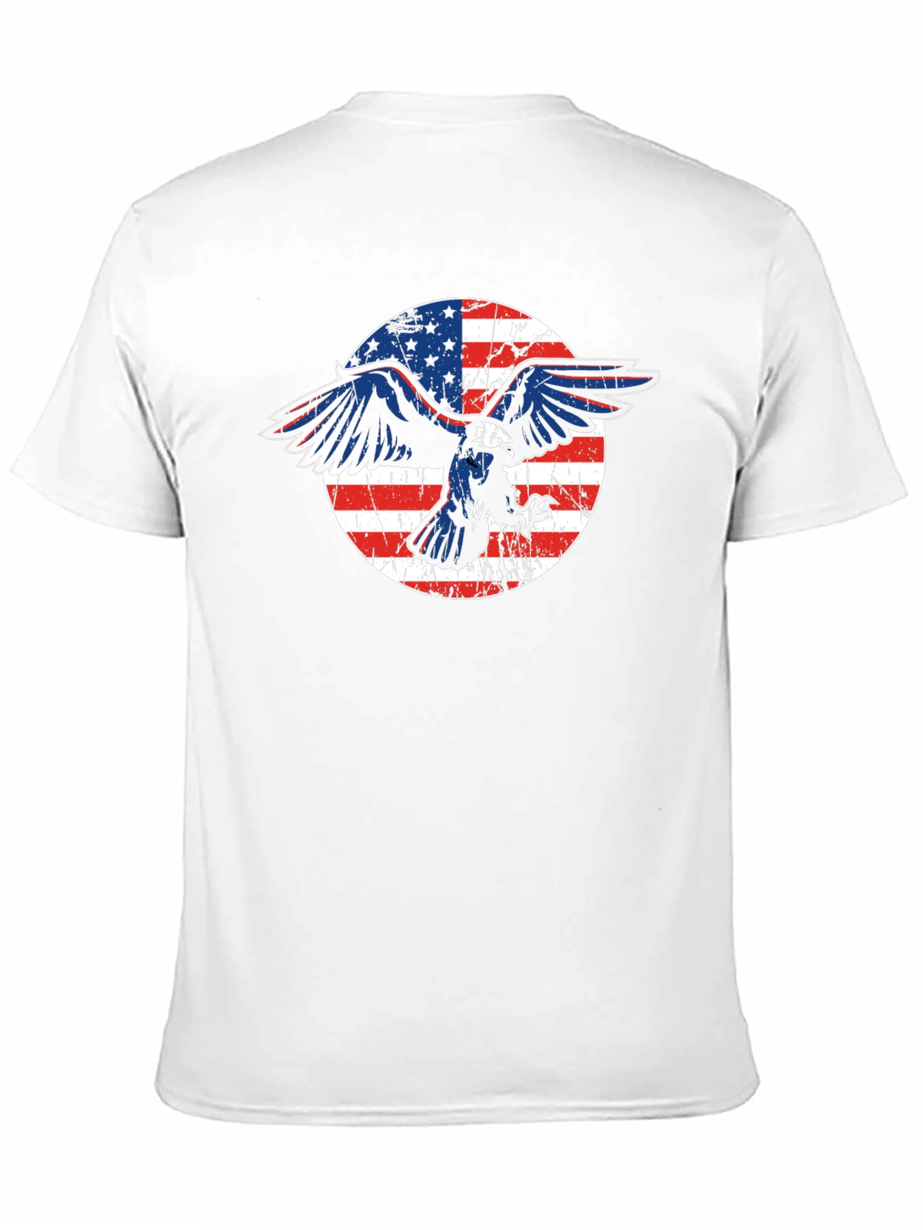 American Eagle Flag Graphic T-Shirt - Patriotic Pride