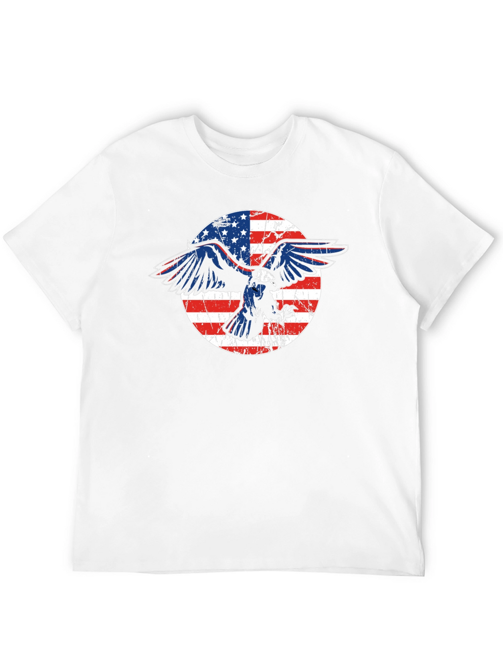 American Eagle Flag Graphic T-Shirt - Patriotic Pride