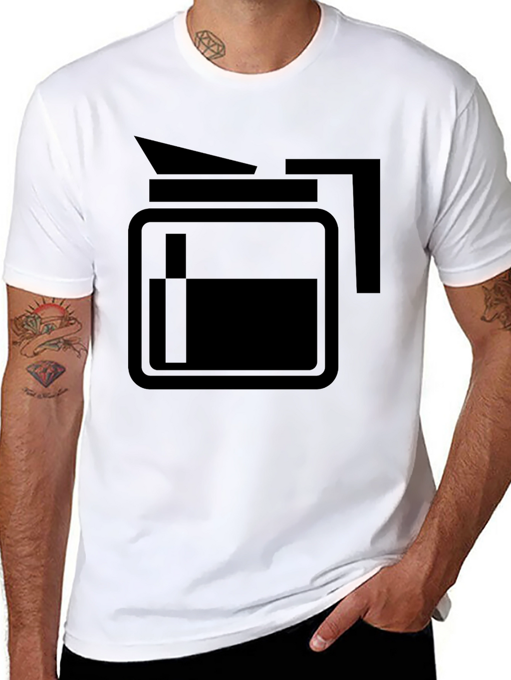 Coffee Lover Graphic Tee - Black Unisex T-Shirt