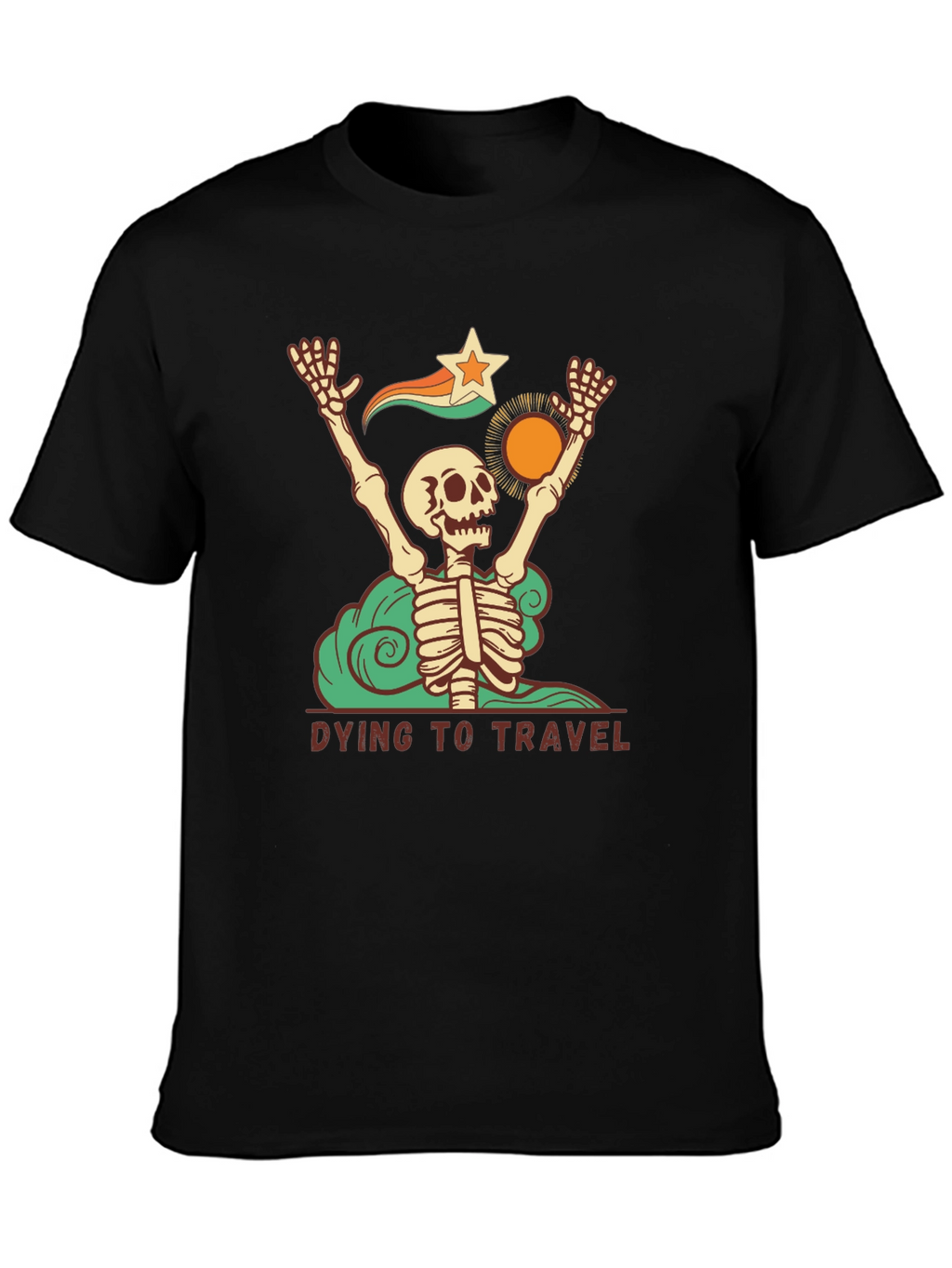 Dying to Travel Graphic T-Shirt