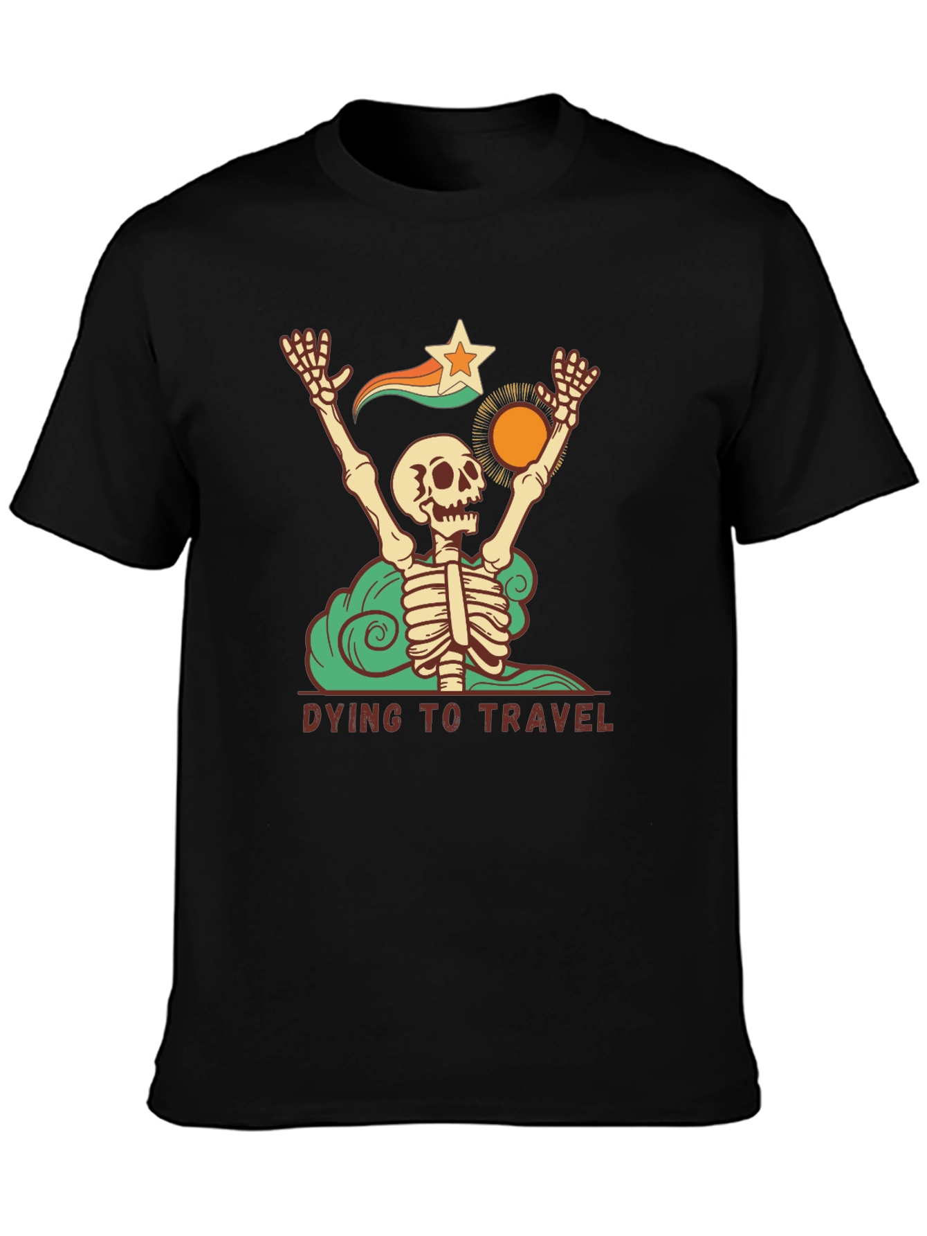 Dying to Travel Graphic T-Shirt