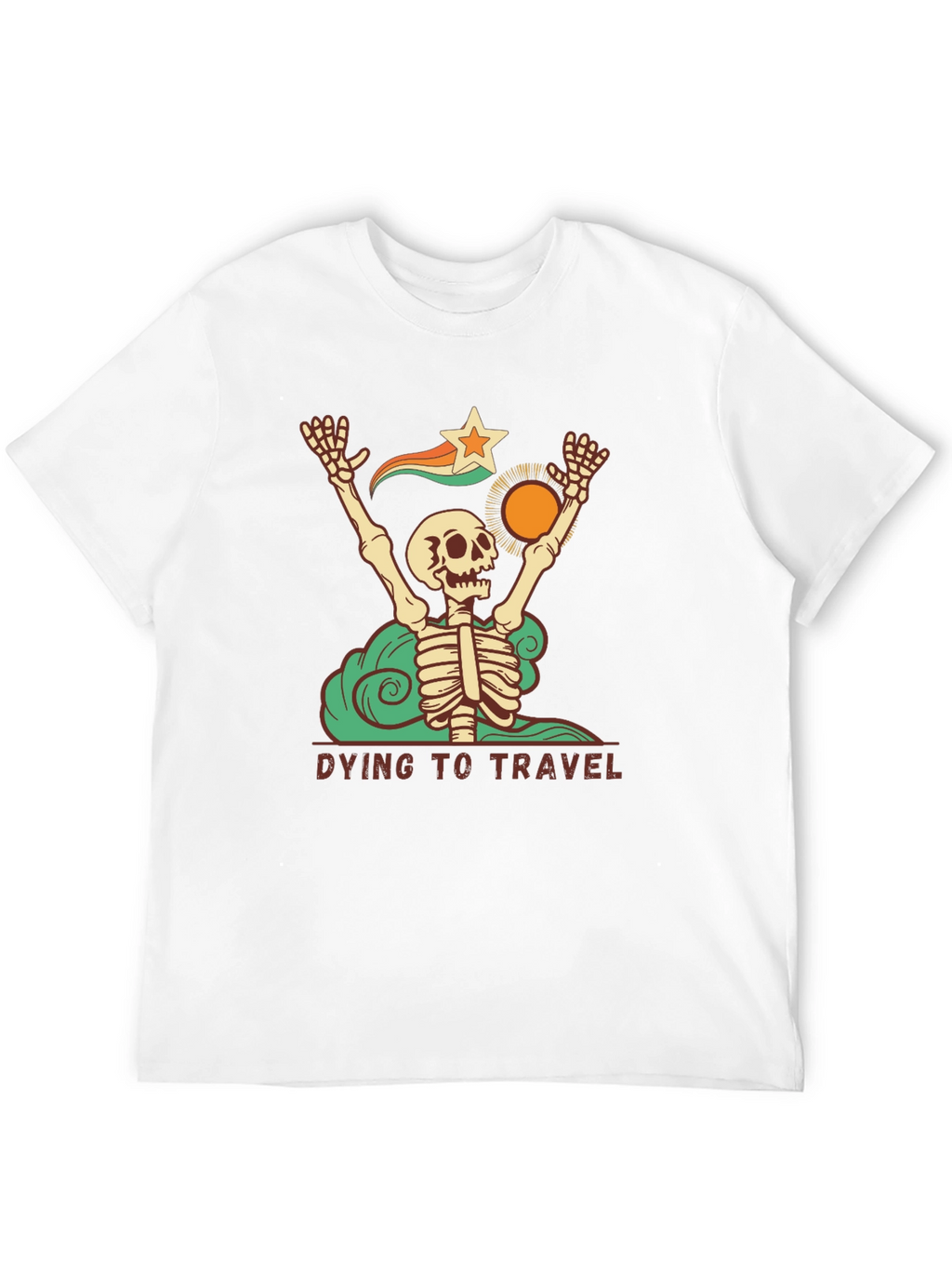 Dying to Travel Graphic T-Shirt