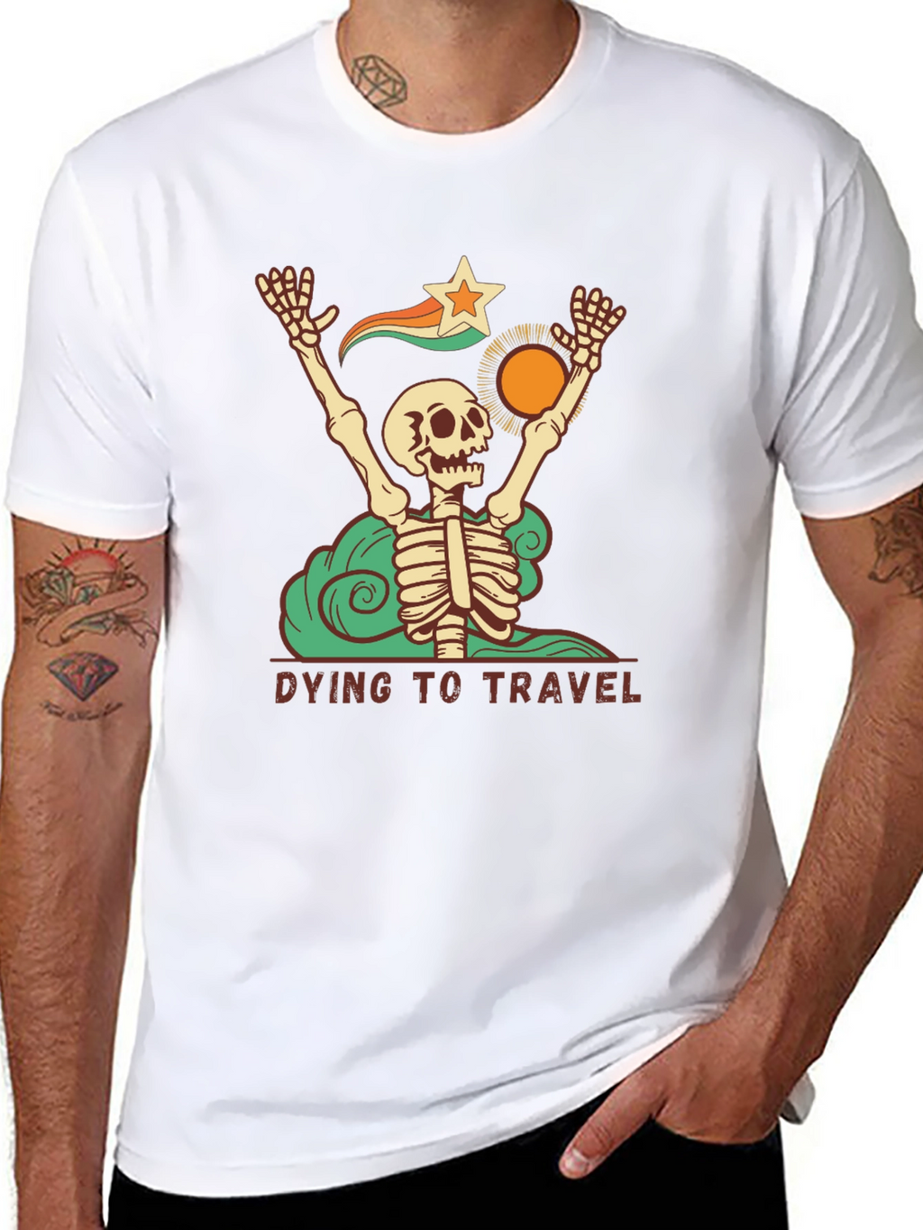Dying to Travel Graphic T-Shirt