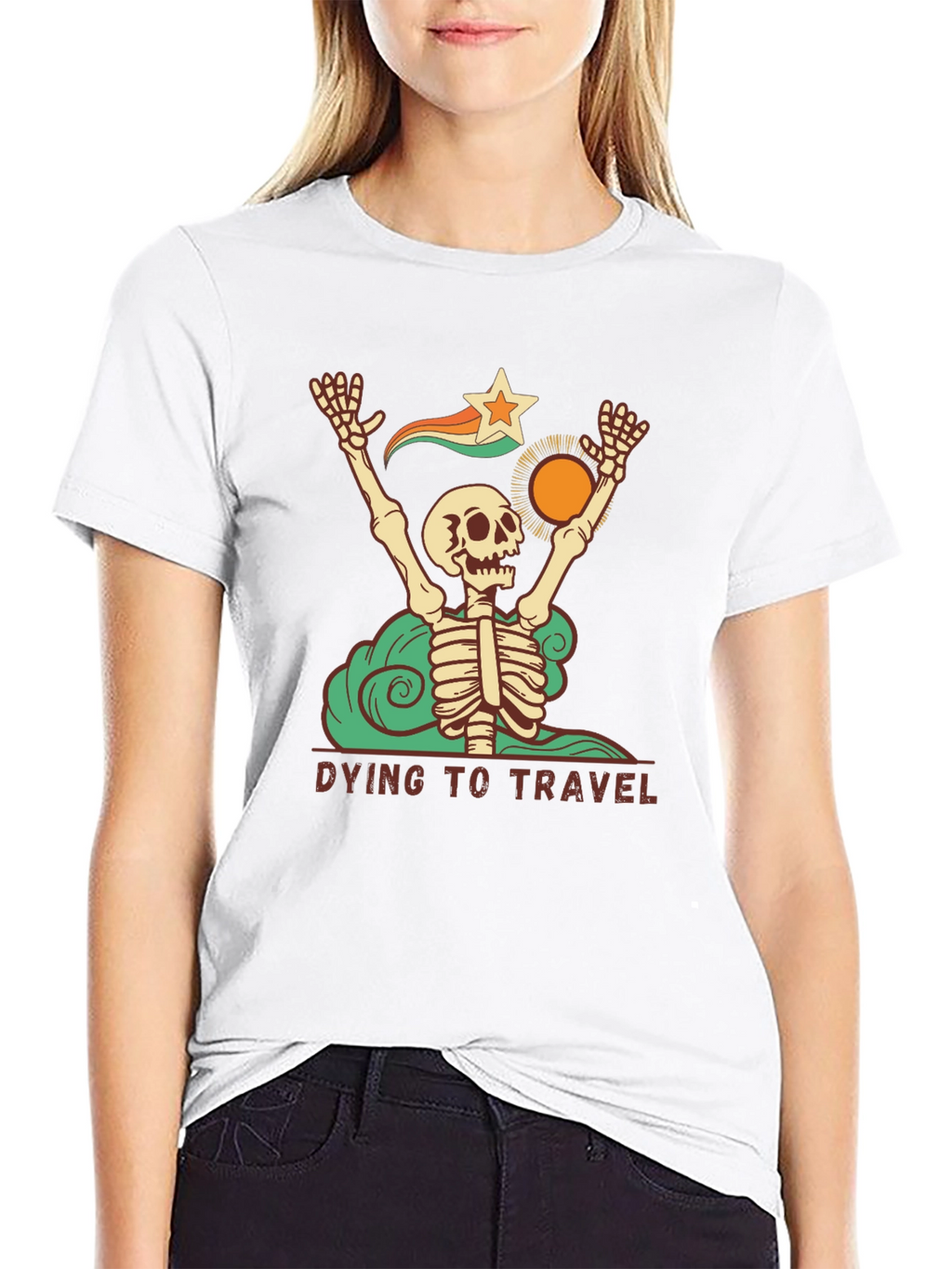 Dying to Travel Graphic T-Shirt
