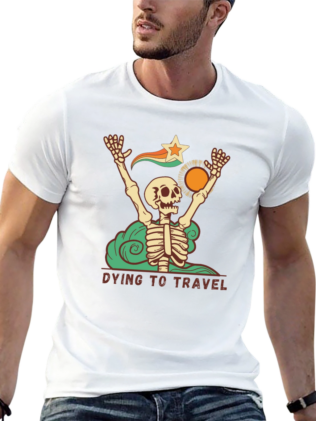Dying to Travel Graphic T-Shirt