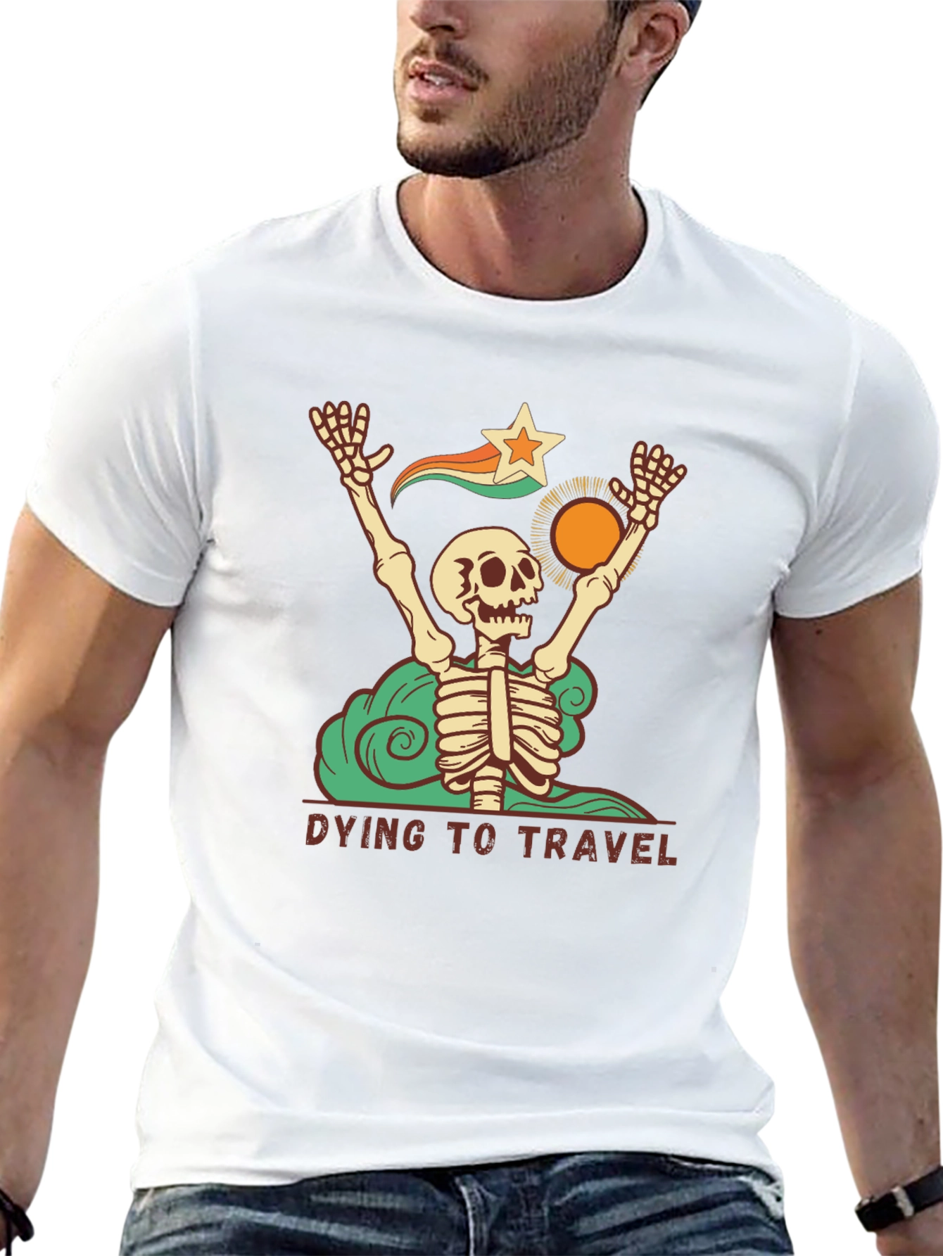Dying to Travel Graphic T-Shirt