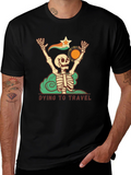 Dying to Travel Graphic T-Shirt