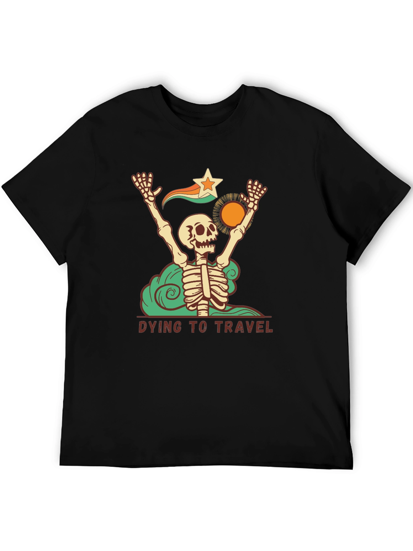 Dying to Travel Graphic T-Shirt