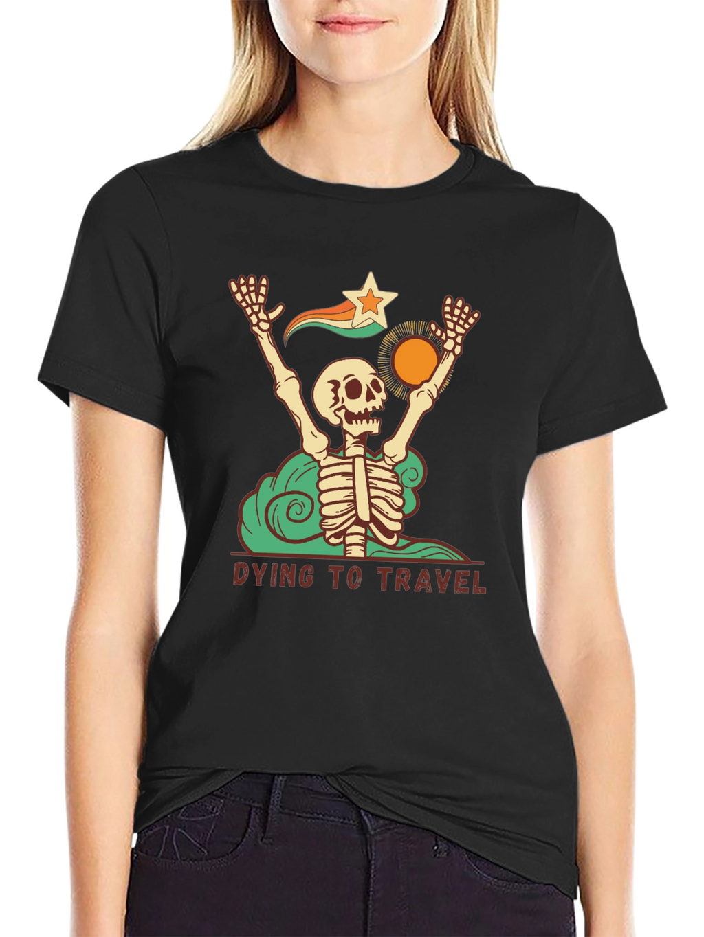 Dying to Travel Graphic T-Shirt