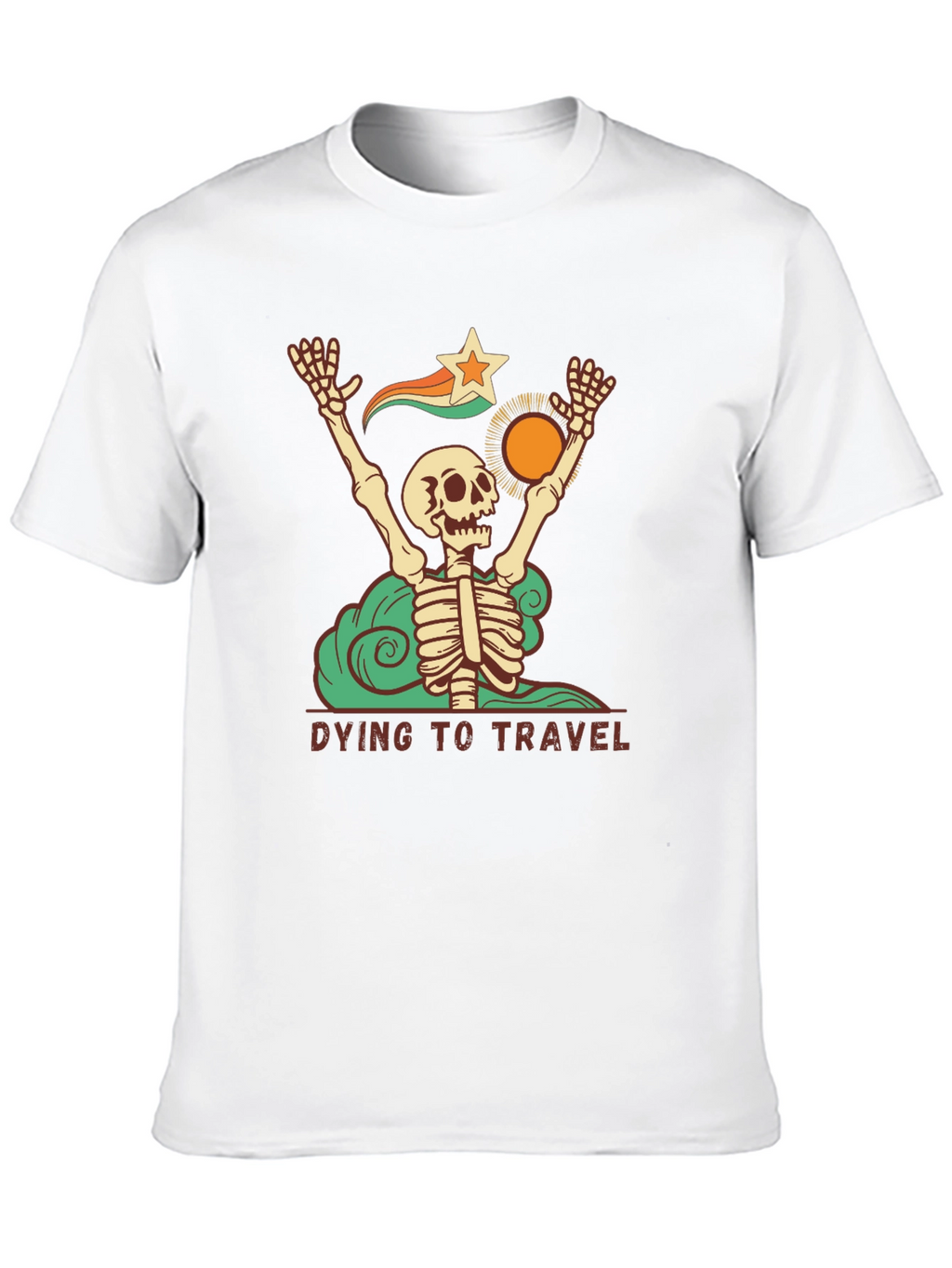 Dying to Travel Graphic T-Shirt