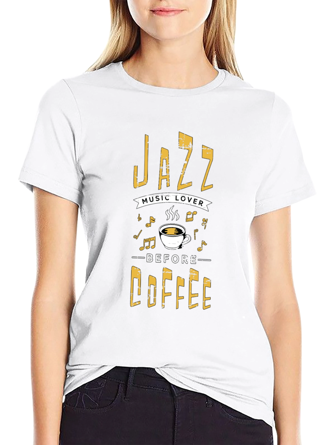 Jazz Music Lover Coffee T-Shirt