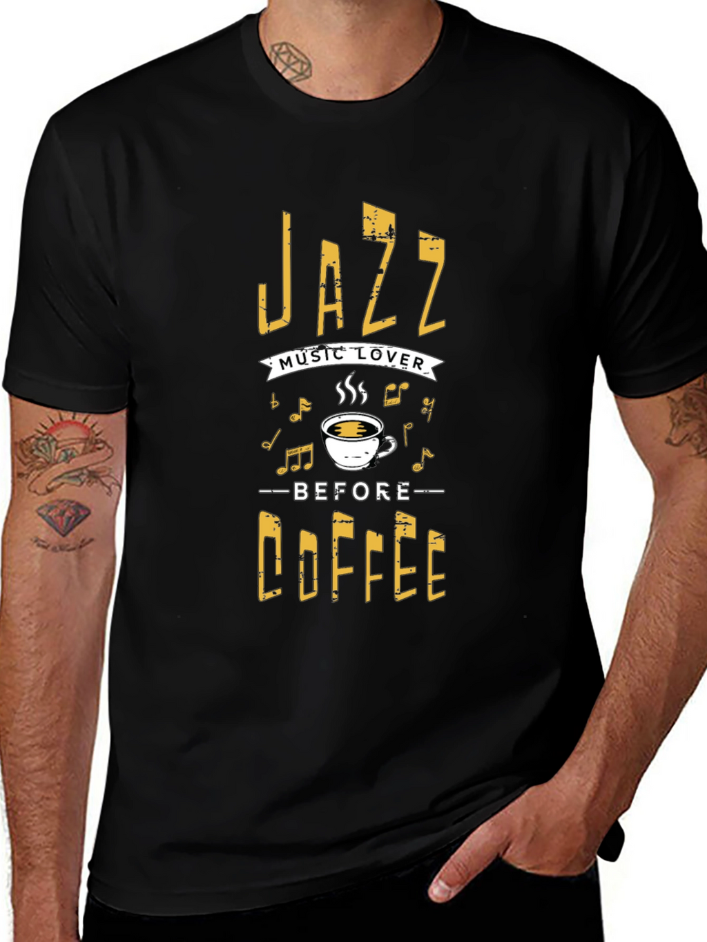 Jazz Music Lover Coffee T-Shirt