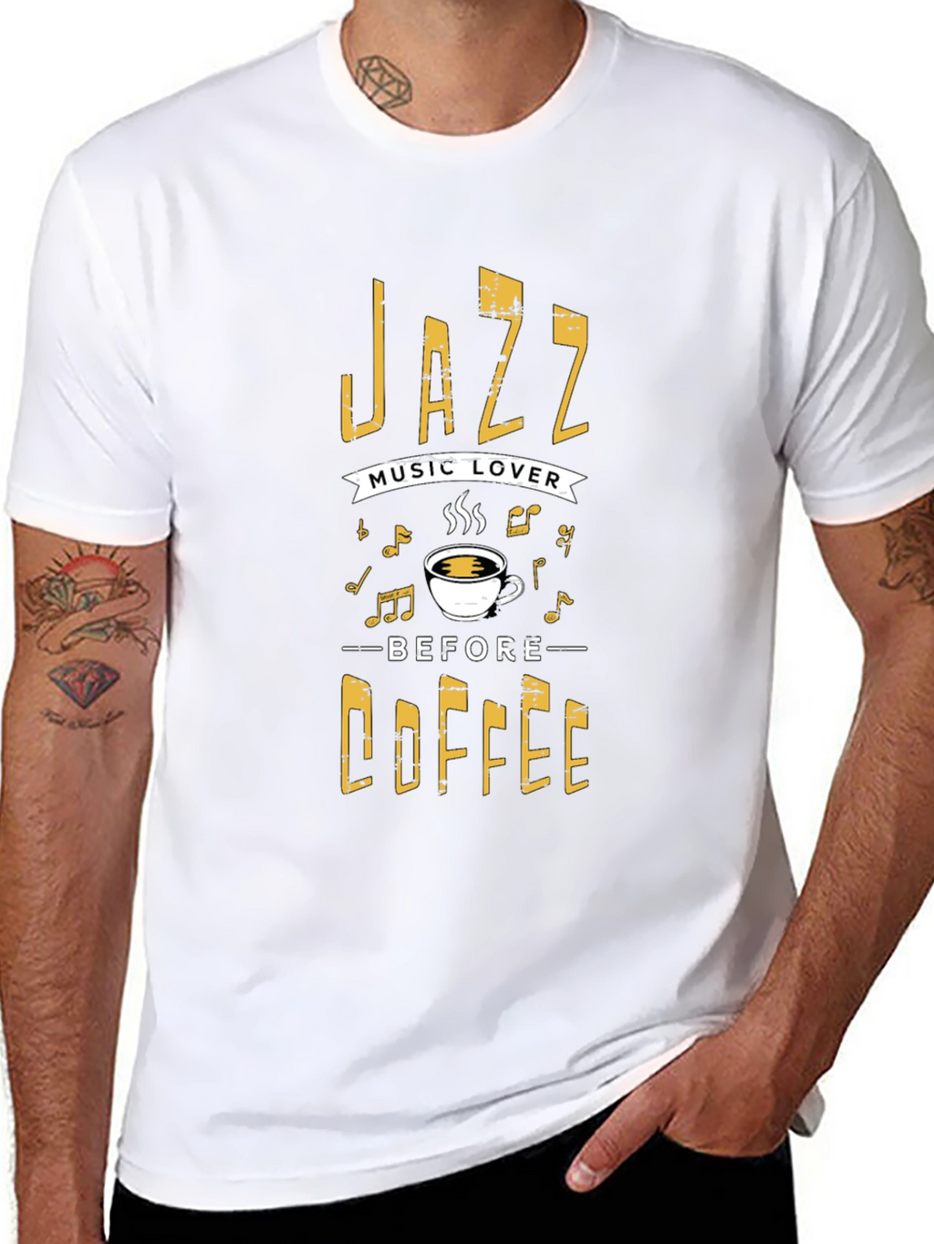 Jazz Music Lover Coffee T-Shirt