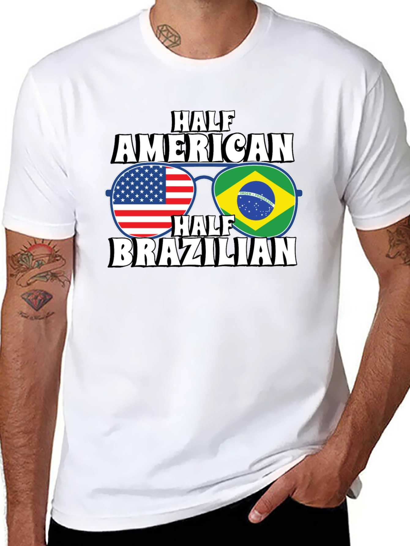 Half American Half Brazilian T-Shirt