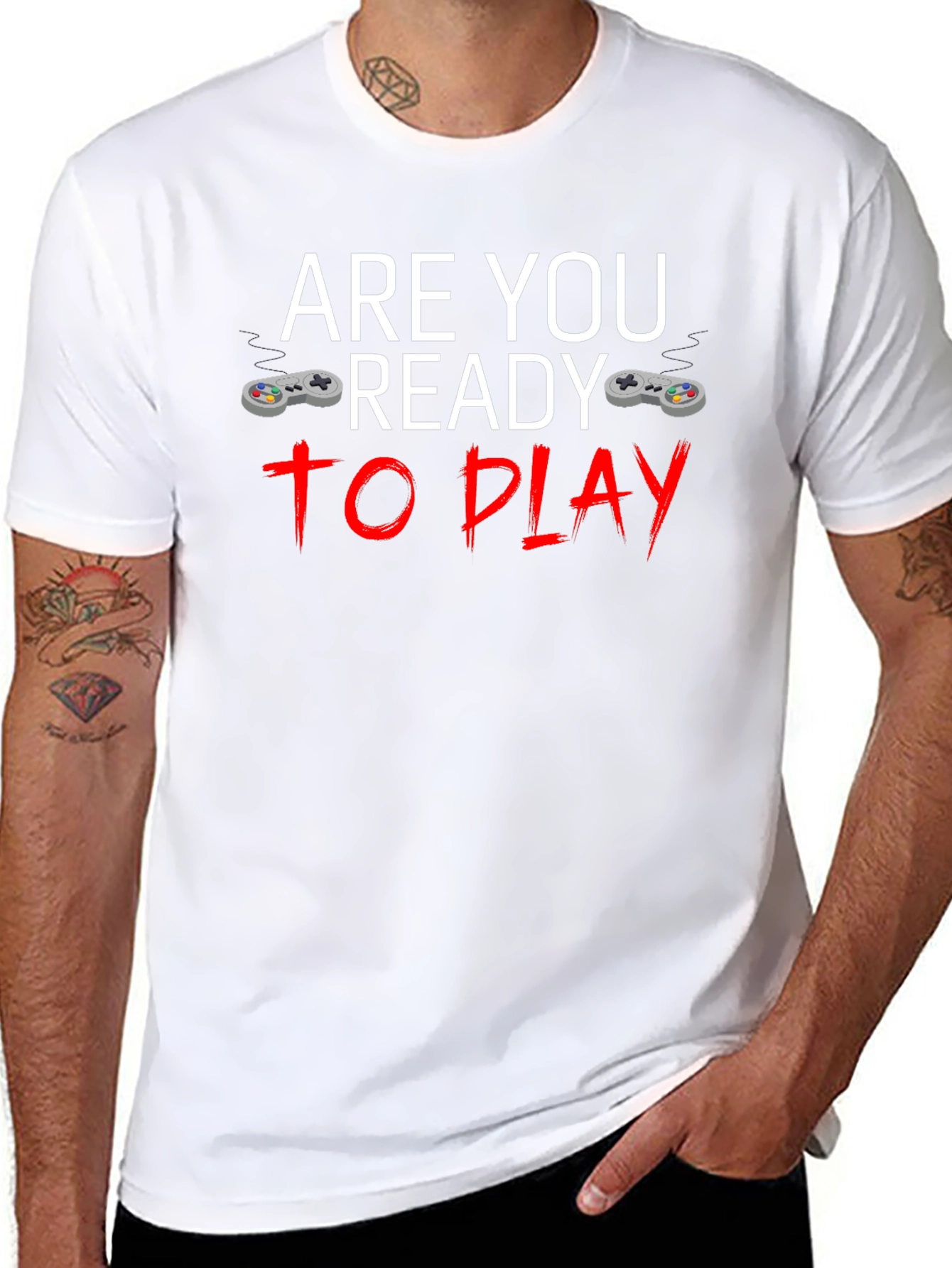 Are You Ready to Play Gamer T-Shirt