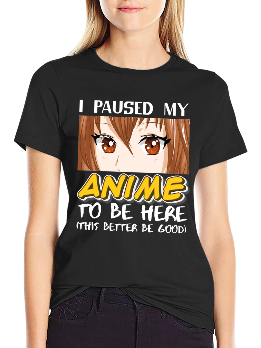 I Paused My Anime T-Shirt - Funny Otaku Tee