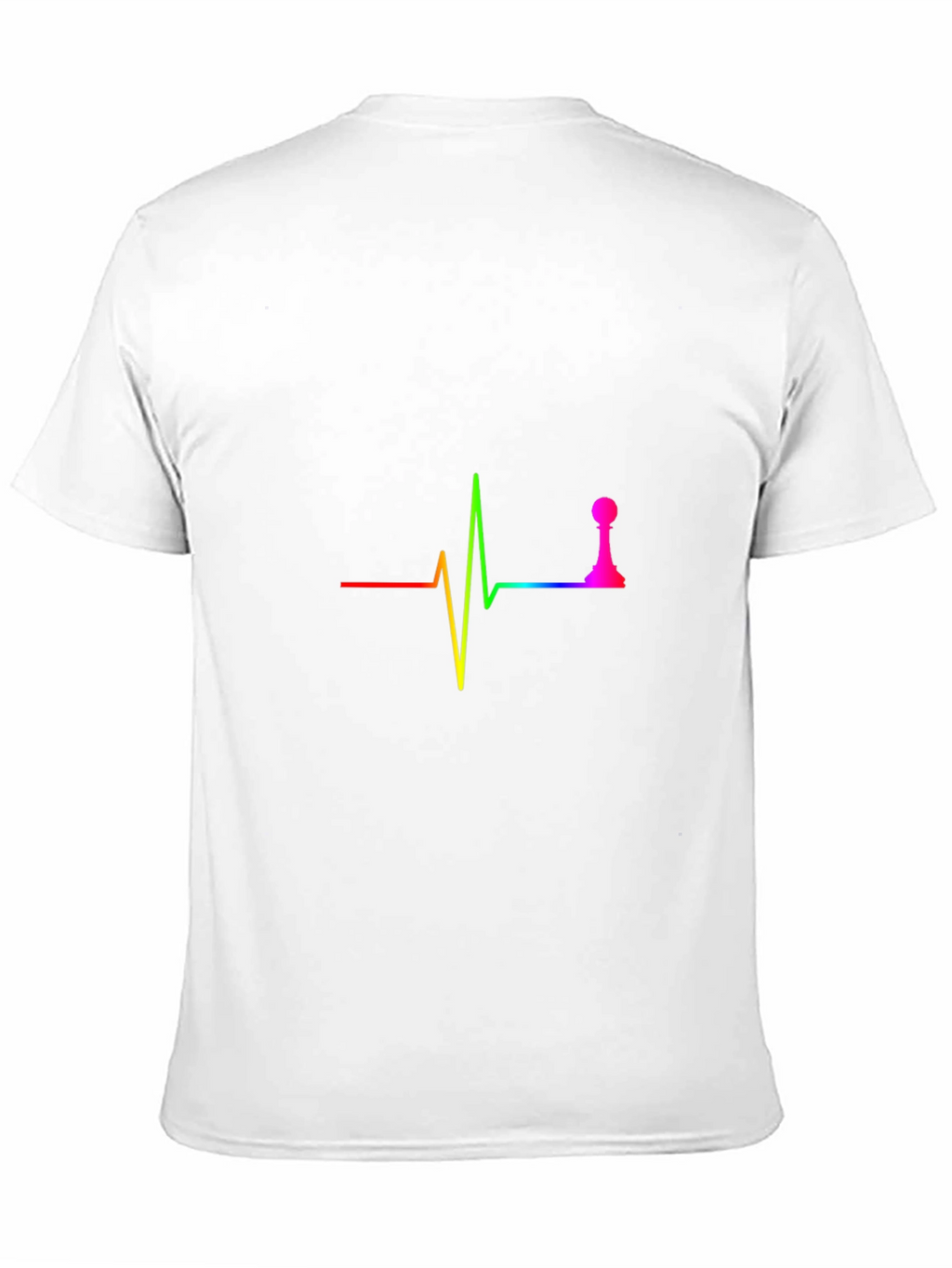 Chess Life T-Shirt: Heartbeat Pawn Design