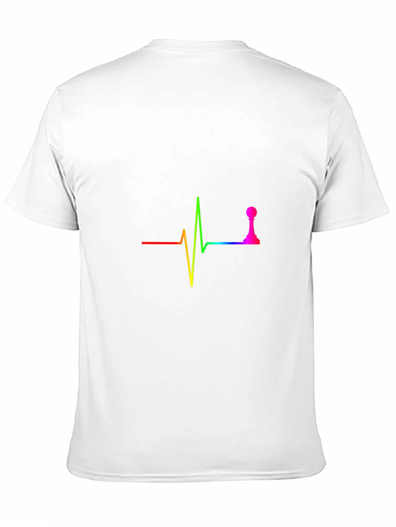 Chess Life T-Shirt: Heartbeat Pawn Design