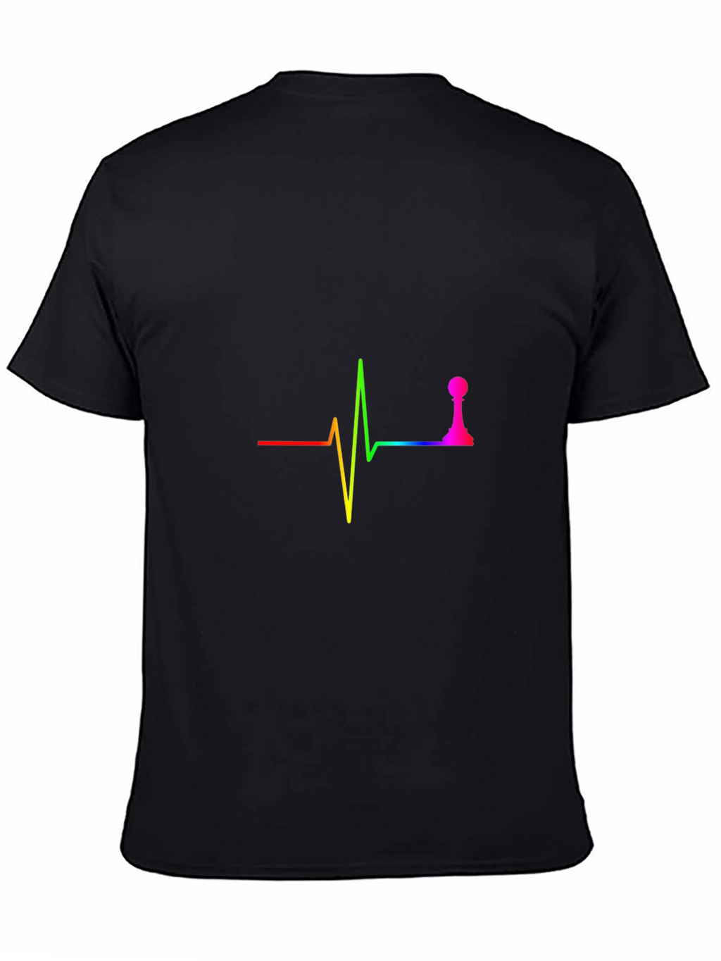 Chess Life T-Shirt: Heartbeat Pawn Design