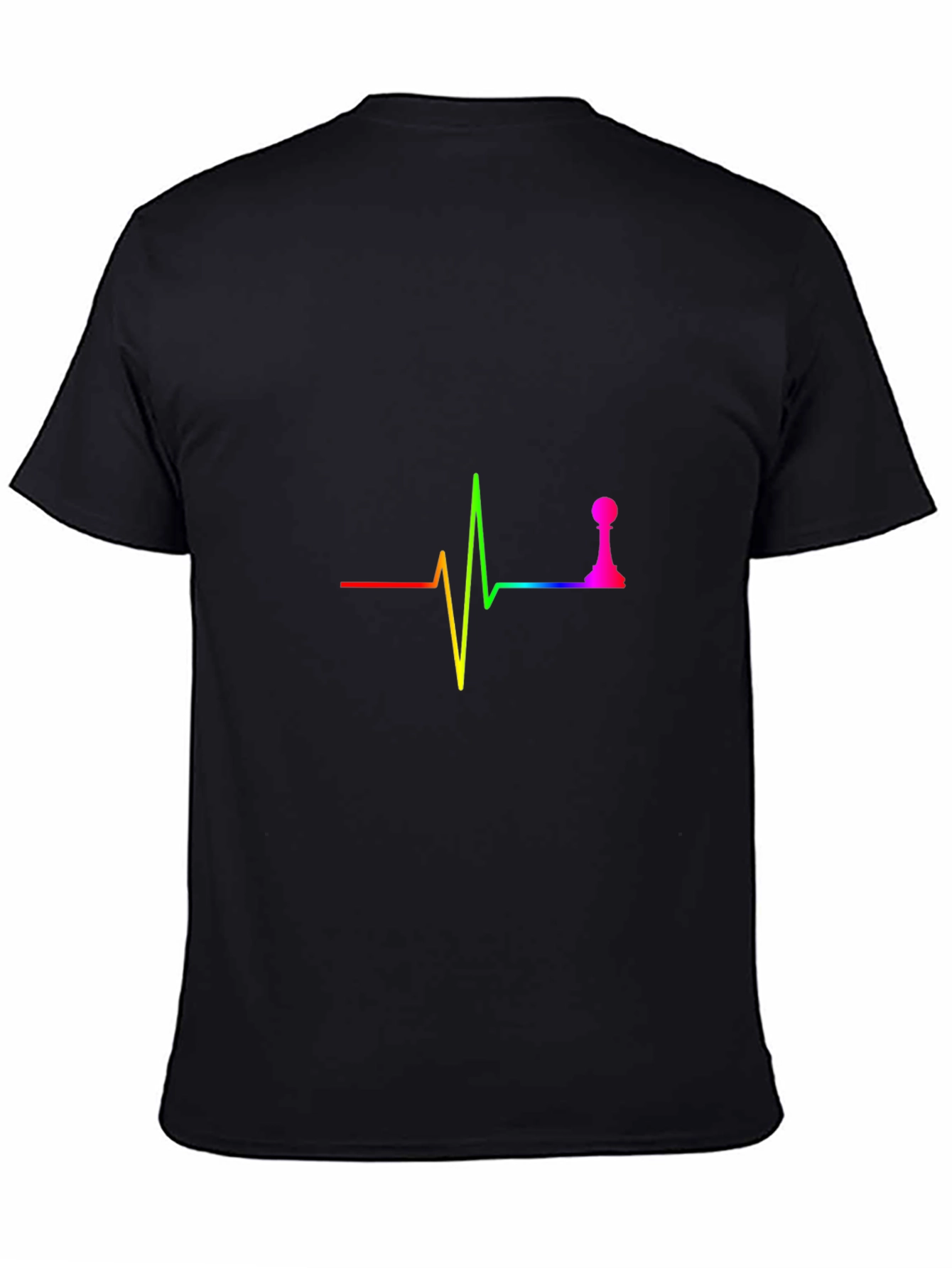 Chess Life T-Shirt: Heartbeat Pawn Design