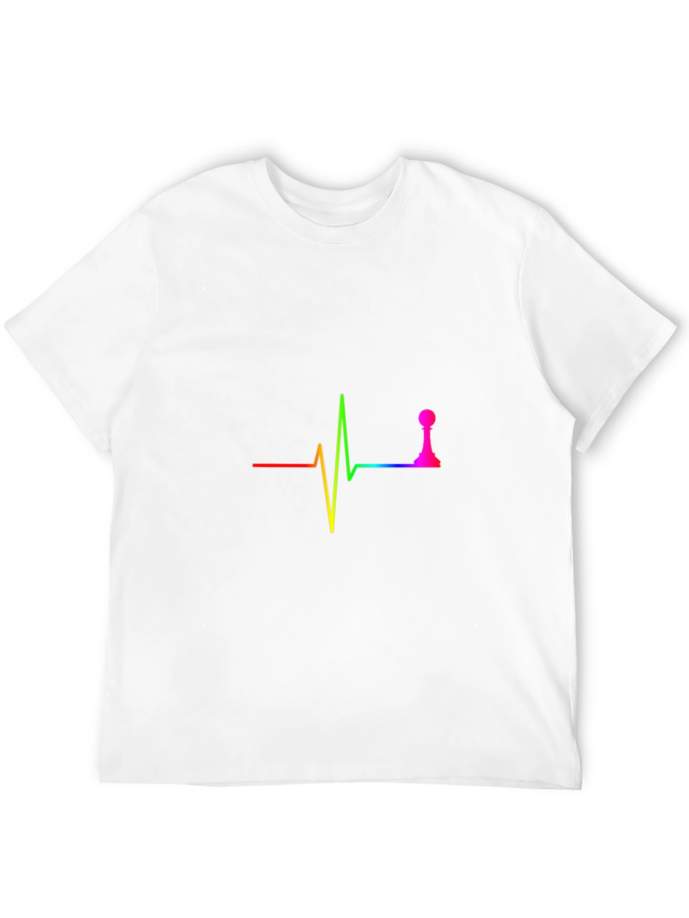 Chess Life T-Shirt: Heartbeat Pawn Design